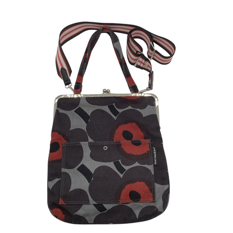 Naisten Marimekko - Olkalaukku, koko Midi - Harmaa ()