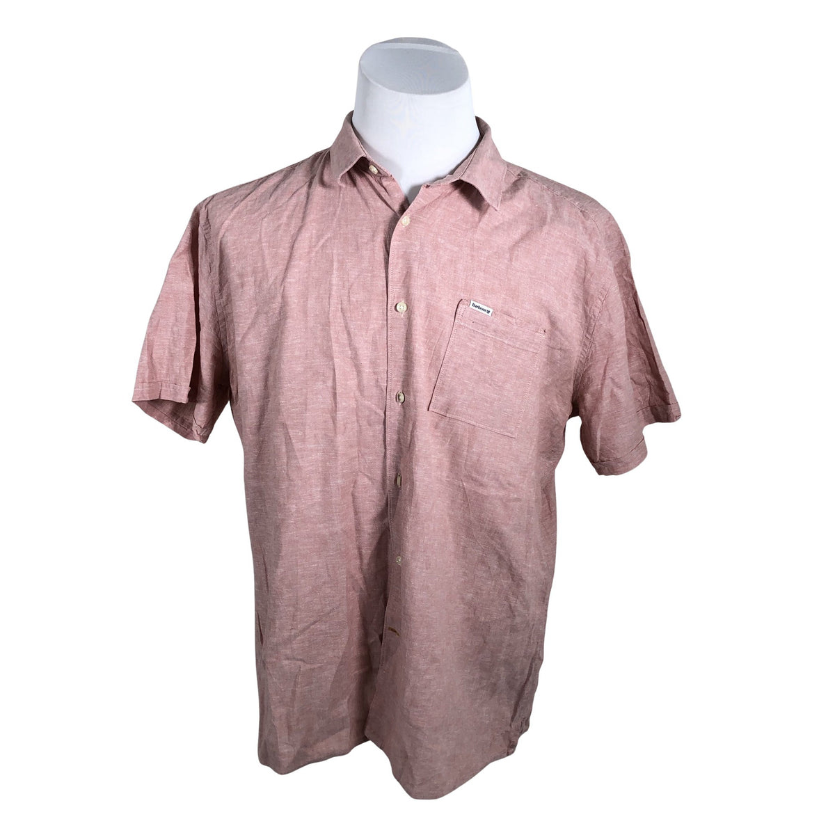 Miesten Barbour - Kauluspaita, koko XL - Vaaleanpunainen (1)