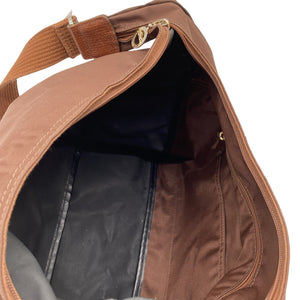 Naisten Longchamp - Olkalaukku, koko Midi - Ruskea (3)