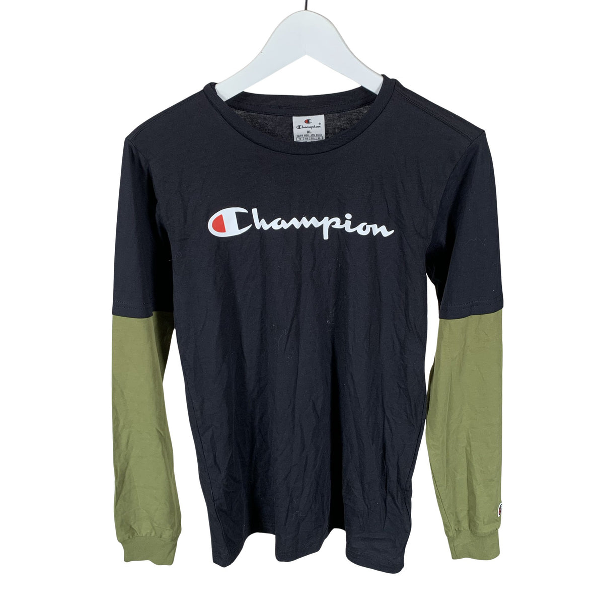 Poikien Champion - Trikoopaita, koko 158 - 164 - Musta (1)