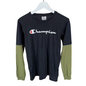 Poikien Champion - Trikoopaita, koko 158 - 164 - Musta (1)