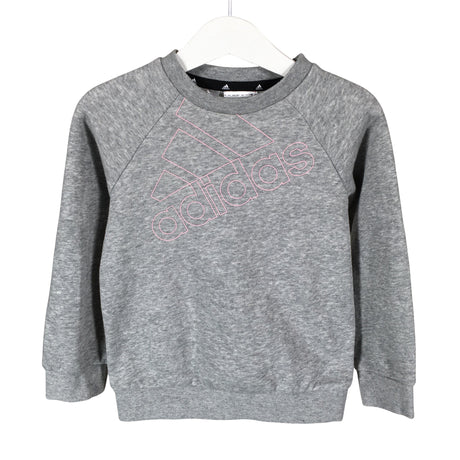 Tyttöjen Adidas - Collegepaita, koko 98 - 104 - Harmaa ()