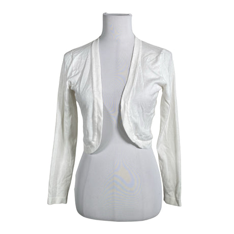 Naisten Kaffe - Neulebolero, koko 36 - Valkoinen ()
