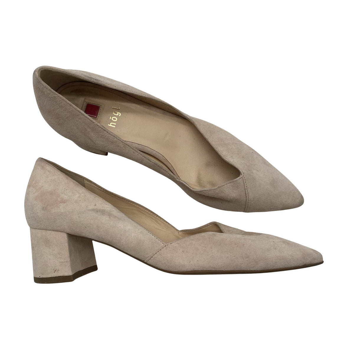 Naisten Högl - Korkokengät, koko 37 - Beige (1)