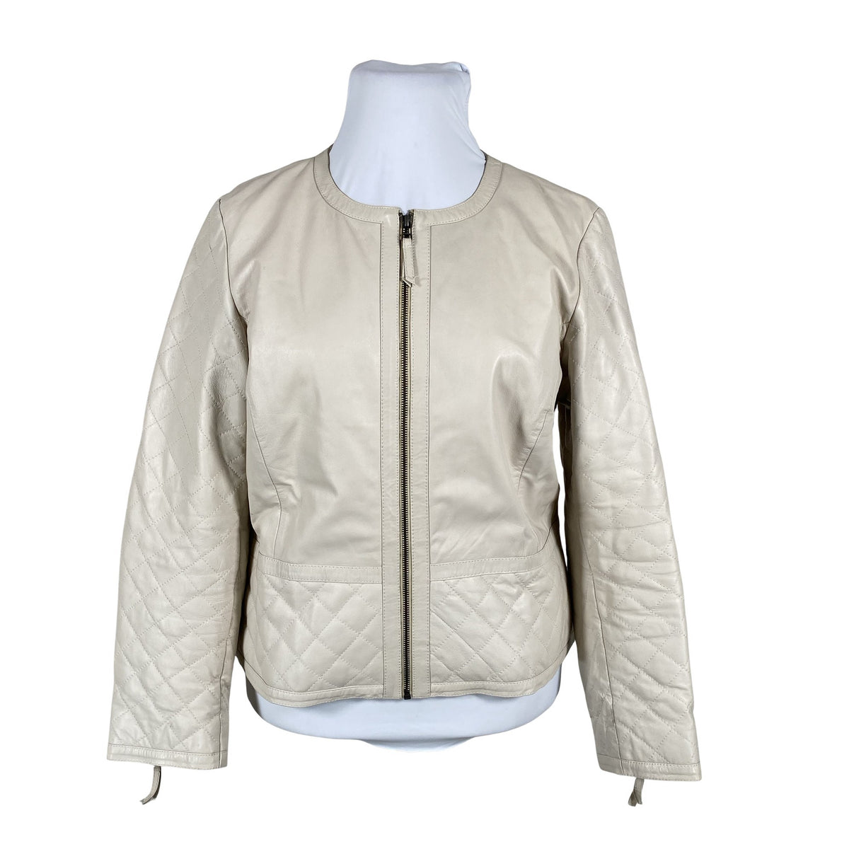 Naisten Riu Paris - Nahkatakki, koko 46 - Beige (1)