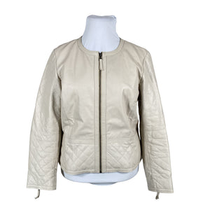 Naisten Riu Paris - Nahkatakki, koko 46 - Beige (1)