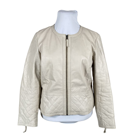 Naisten Riu Paris - Nahkatakki, koko 46 - Beige ()