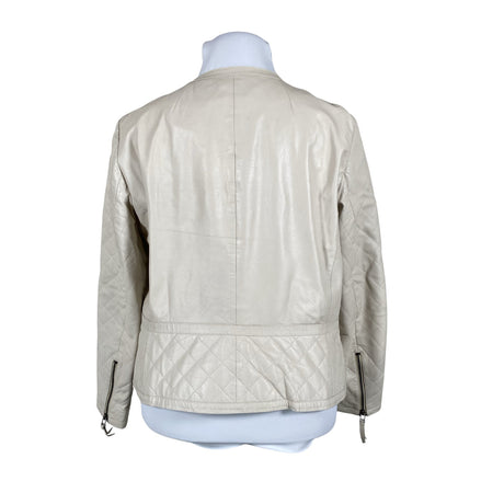 Naisten Riu Paris - Nahkatakki, koko 46 - Beige (2)