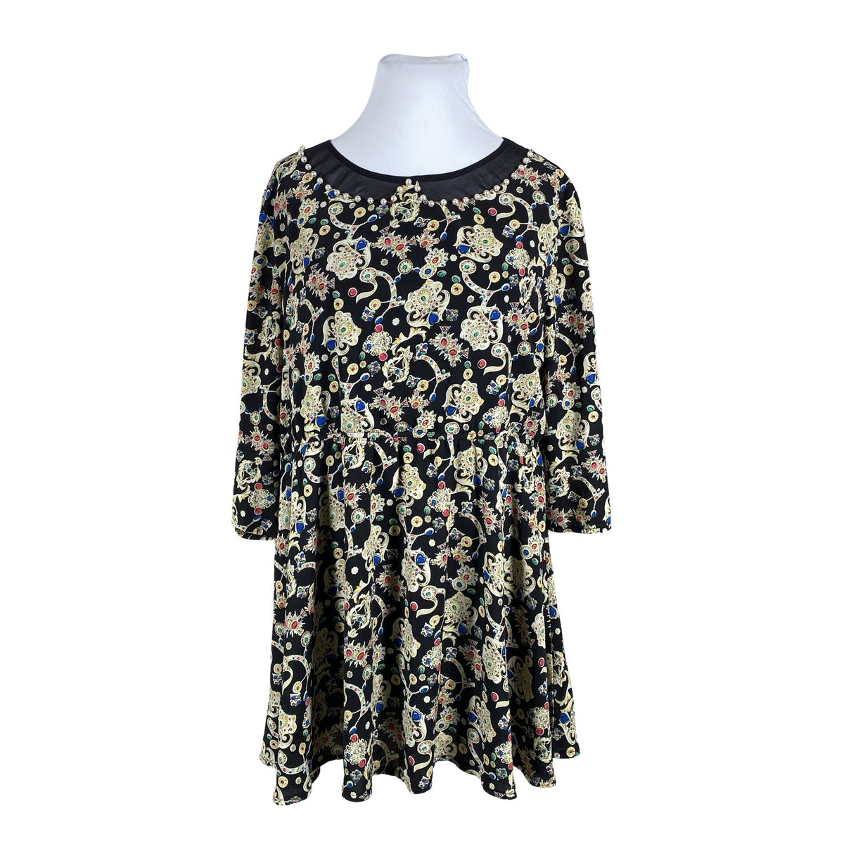 Naisten Per Una by Marks & Spencer - Sifonkimekko, koko 52 - Musta (1)