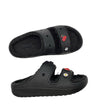 Naisten Crocs - Sandaalit, koko 38 - Musta ()
