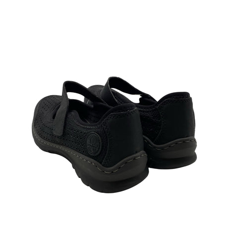 Naisten Rieker - Loaferit, koko 39 - Musta (2)