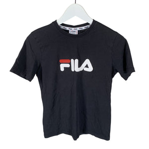 Unisex Fila - T-paita, koko 158 - 164 - Musta (1)