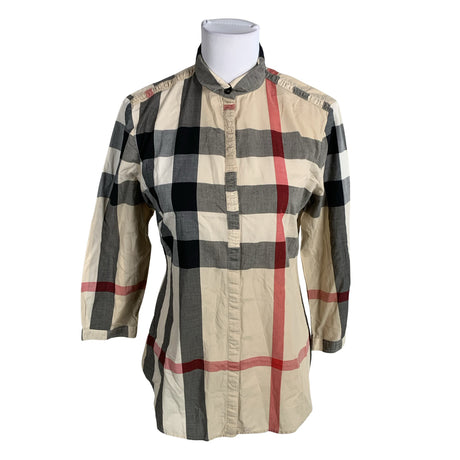 Naisten Burberry Brit - Kauluspaita, koko 38 - Beige ()