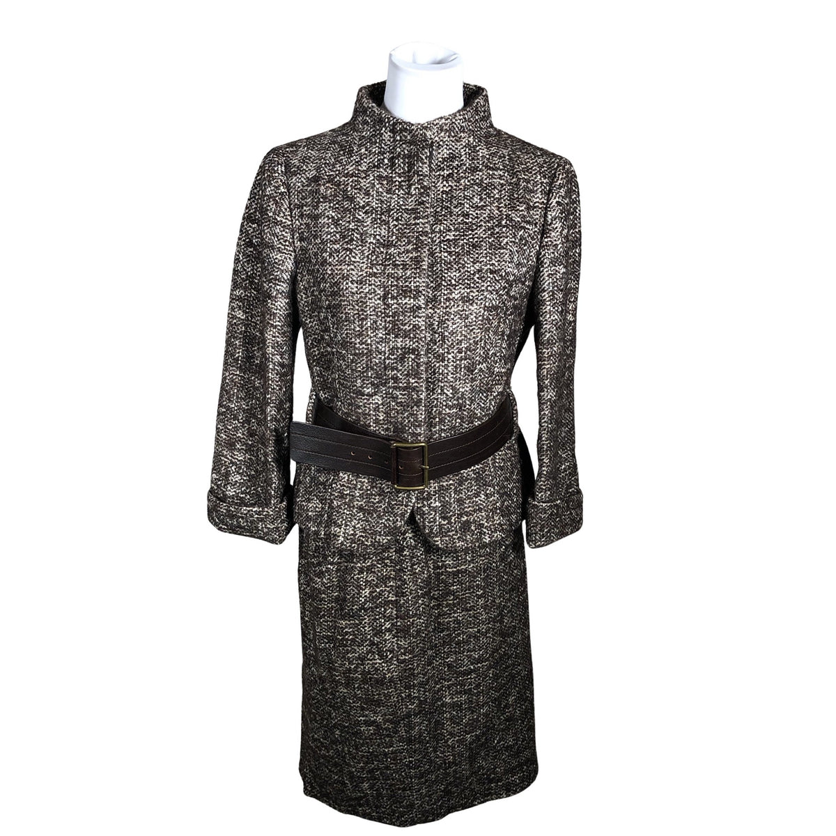 Naisten Massimo Dutti - Jakkupuku, koko 34 - Ruskea (1)