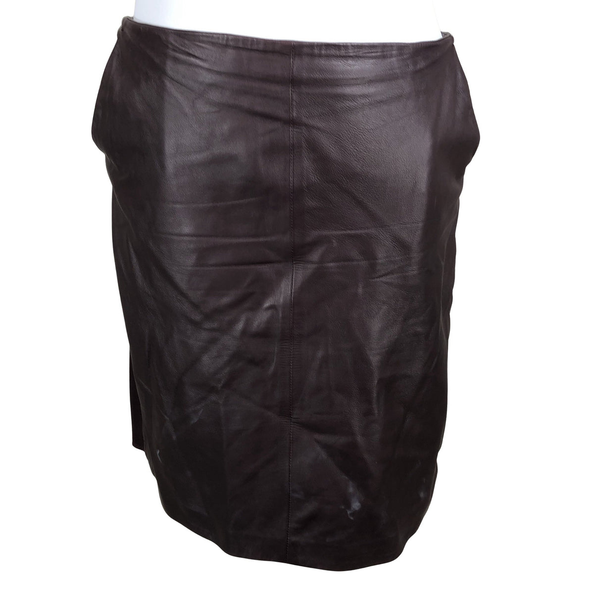 Naisten Weekend by MaxMara - Nahkahame, koko 44 - Viininpunainen (1)