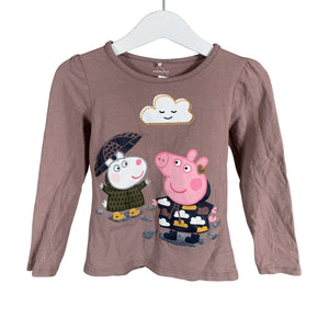 Unisex Name It - Trikoopaita, koko 92 - 98 - Violetti (1)