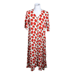 Naisten Marimekko - Sifonkimekko, koko 36 - Punainen (1)