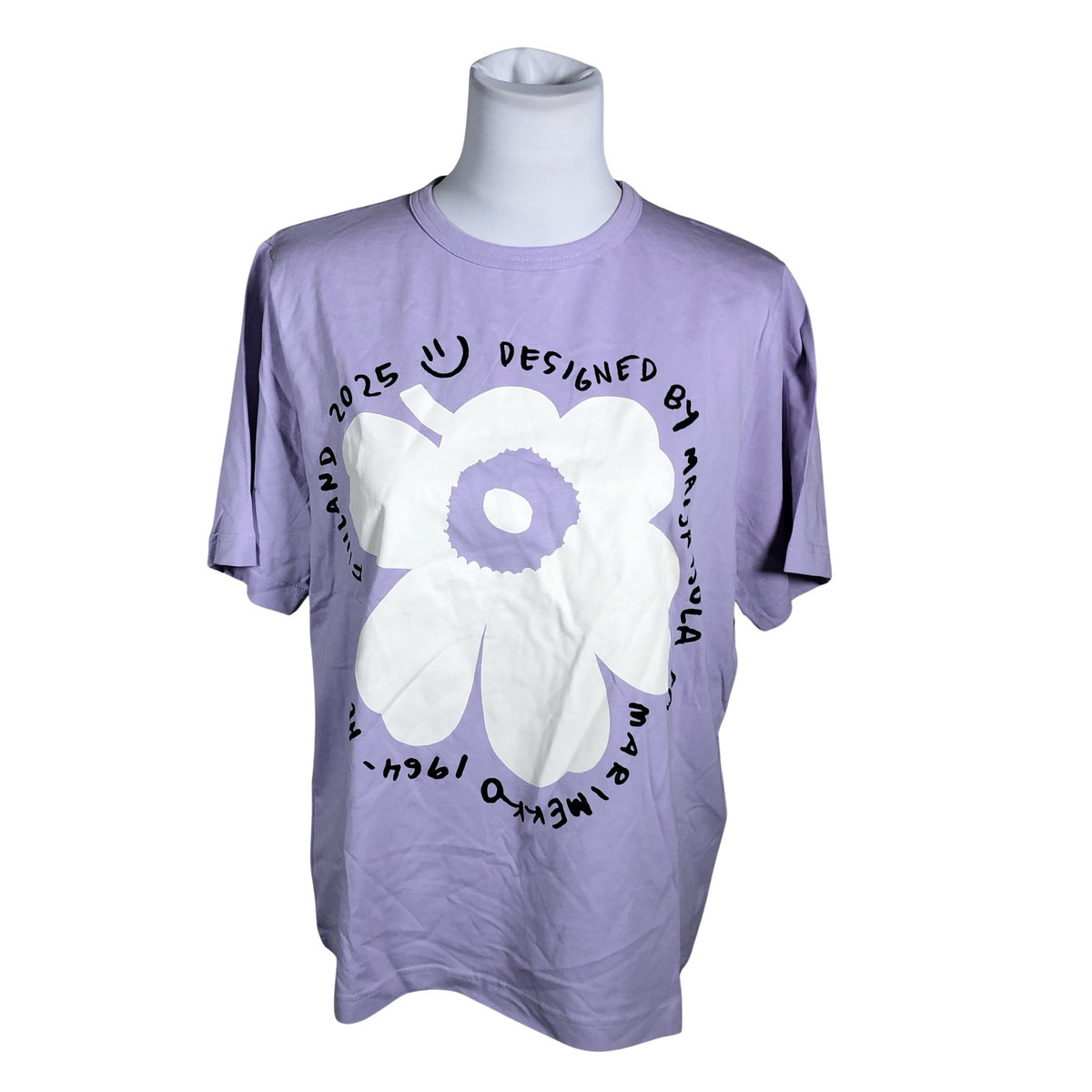 Naisten Marimekko - T-paita, koko 38 - Violetti (1)