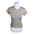 Naisten Röhnisch - Urheilupaita, lyhyet hihat, koko 36 - Beige ()