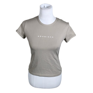 Naisten Röhnisch - Urheilupaita, lyhyet hihat, koko 36 - Beige (1)