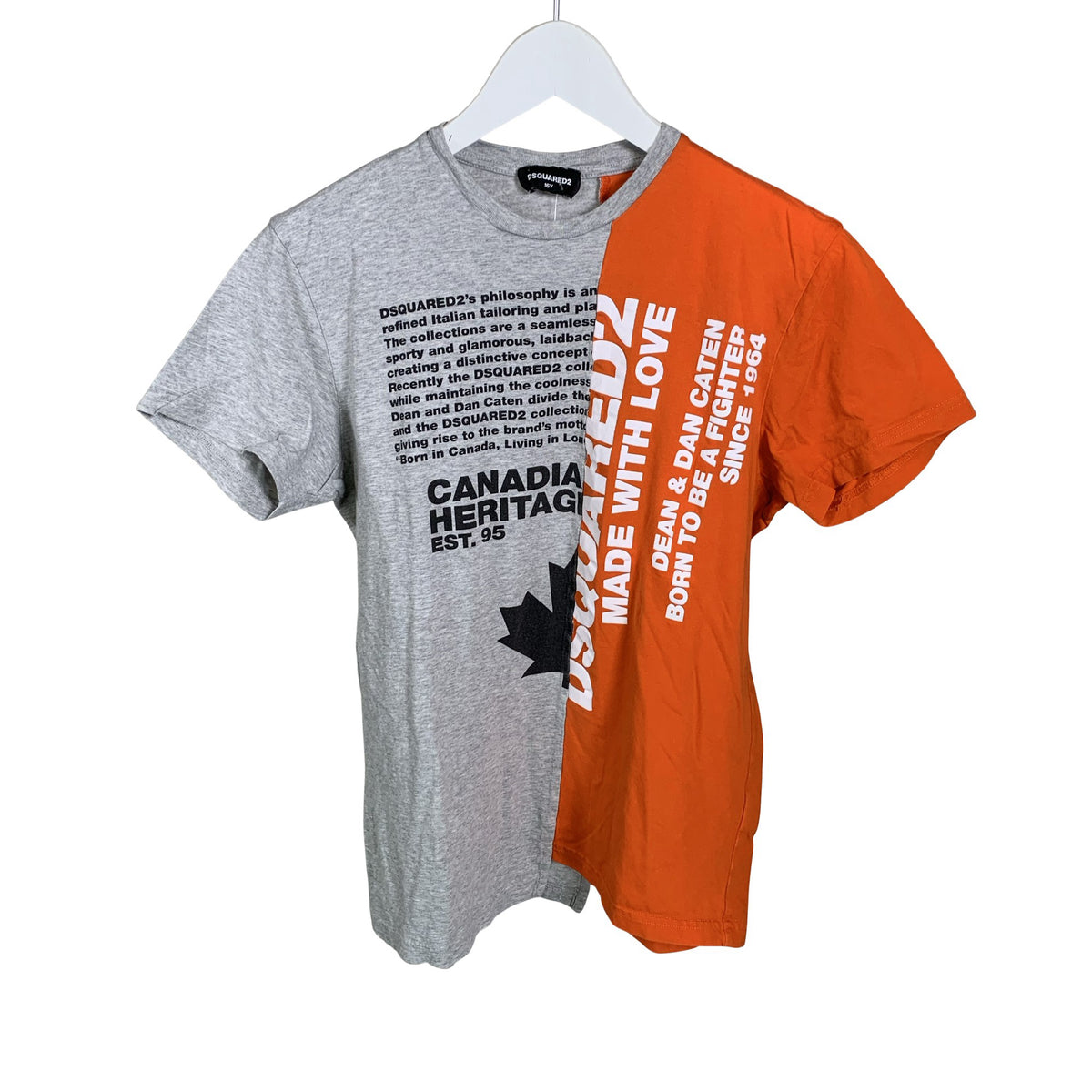Unisex Dsquared2 - T-paita, koko 164 - 170 - Harmaa (1)