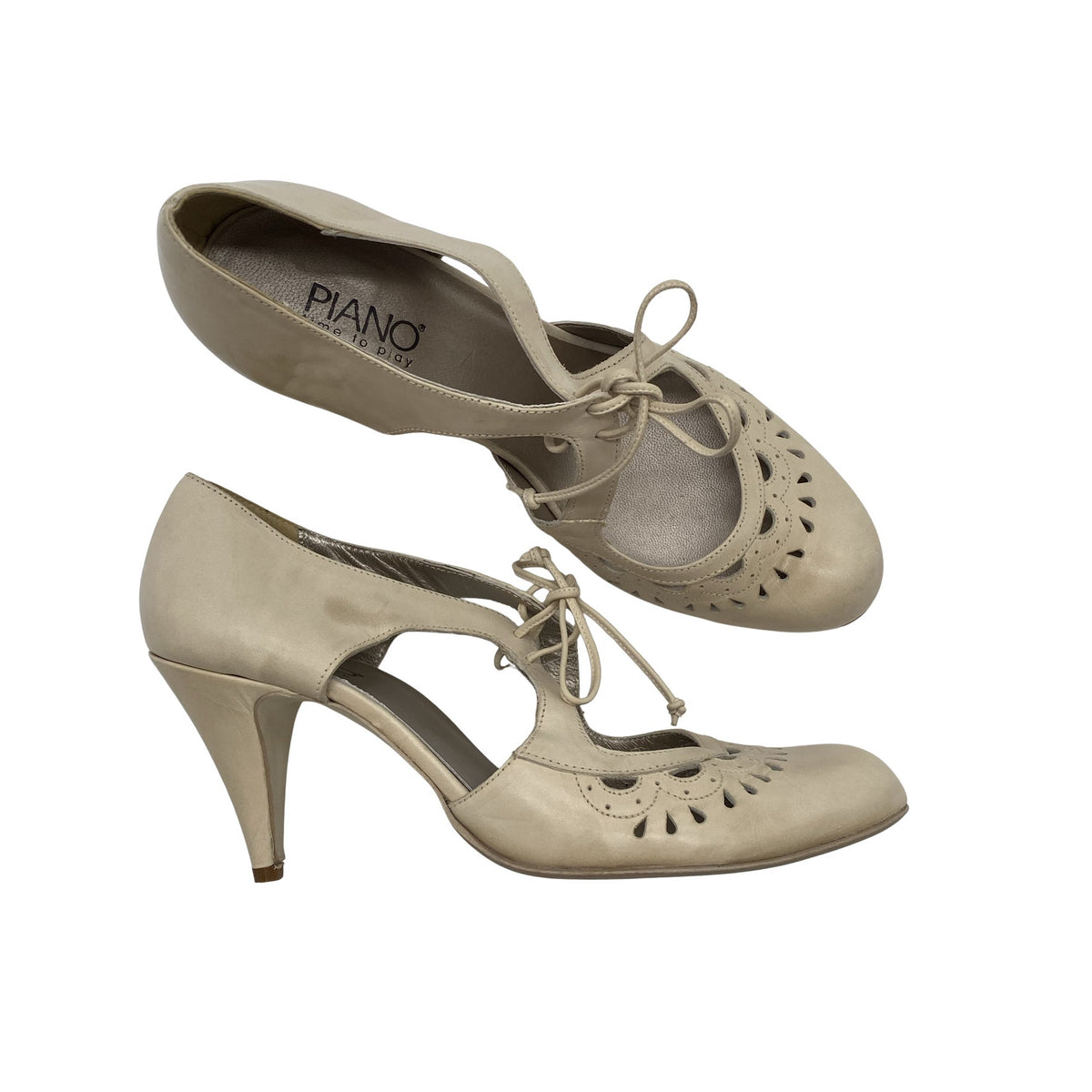 Naisten Piano - Korkokengät, koko 40 - Beige (1)