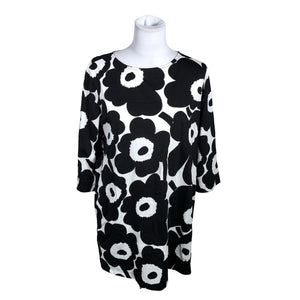 Naisten Marimekko - Trikoomekko, koko 40 - Musta (1)