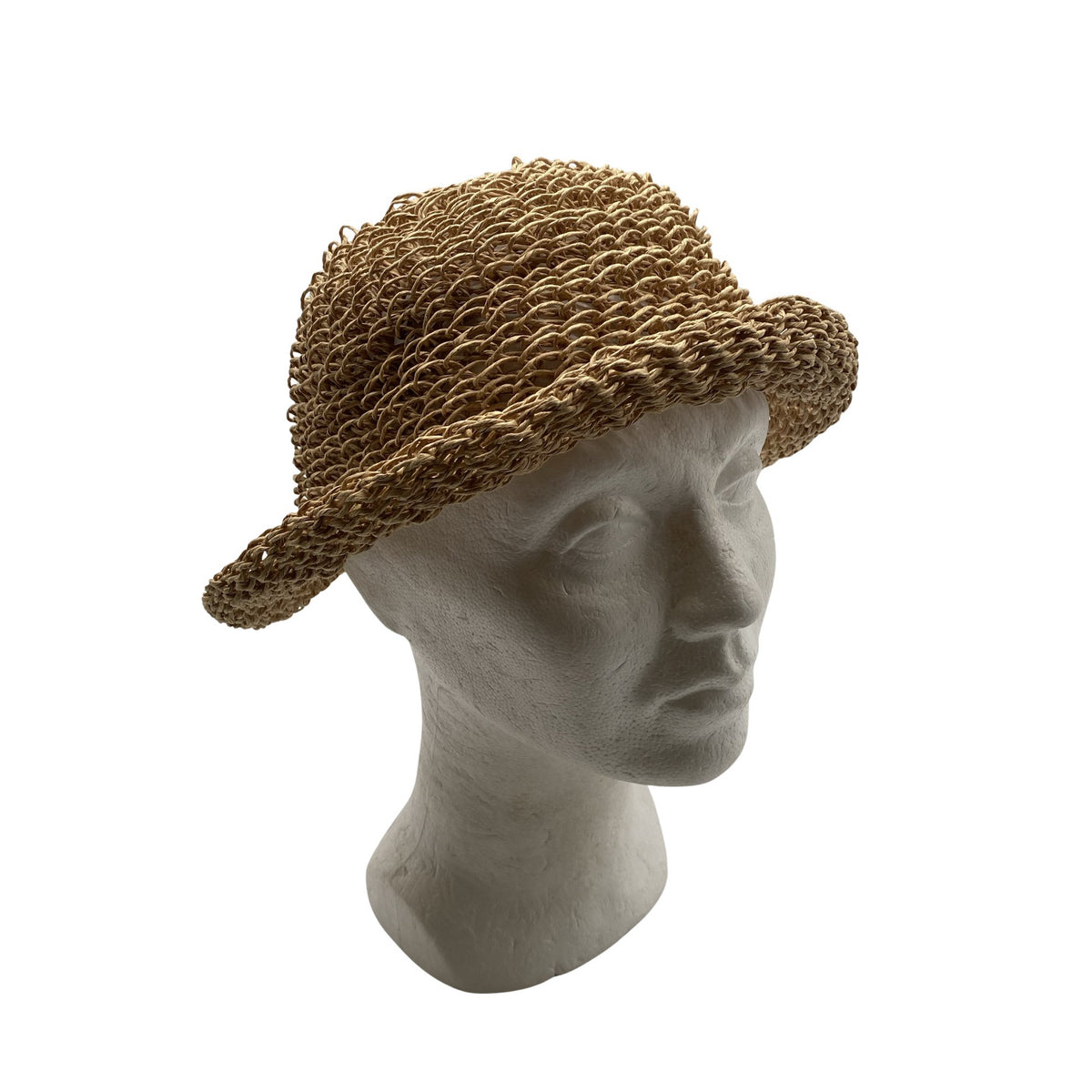 Naisten Handmade - Hattu, koko 54 - 56 cm - Ruskea (1)