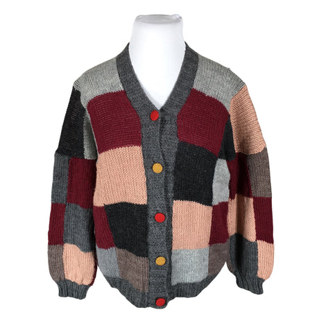Naisten Handmade - Neuletakki, koko 42 - Harmaa ()
