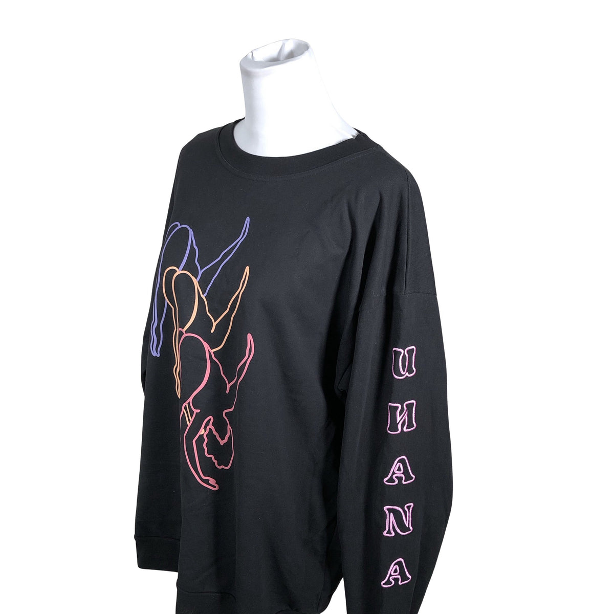 Naisten Uhana Design - Collegepaita, koko 40 - Musta (2)