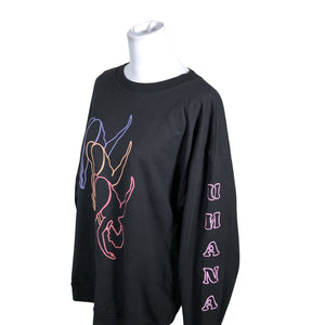 Naisten Uhana Design - Collegepaita, koko 40 - Musta (2)