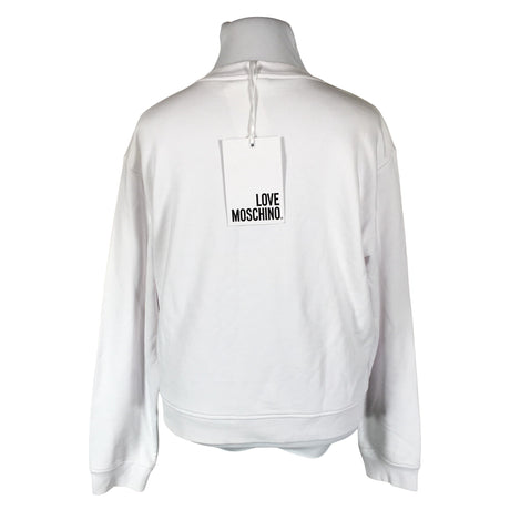 Naisten Love Moschino - Collegepaita, koko 44 - Valkoinen (2)