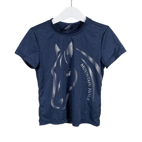 Unisex Mountain Horse - T-paita, koko 128 - 134 - Sininen ()