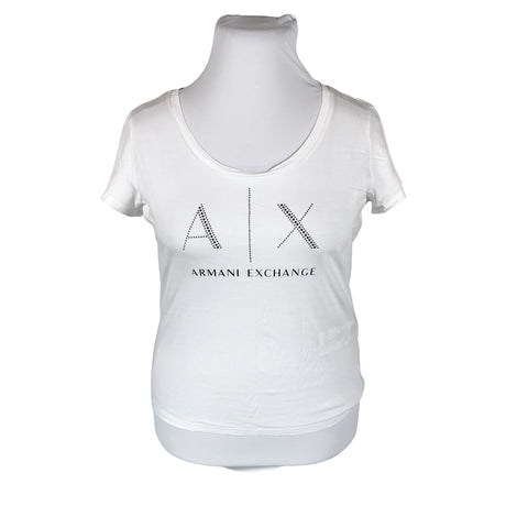 Naisten Armani Exchange - T-paita, koko 42 - Valkoinen ()