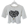 Unisex Lindex - T-paita, koko 122 - 128 - Valkoinen ()