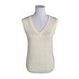 Naisten Brandy Melville - Neuleliivi, koko 36 - Luonnonvalkoinen ()