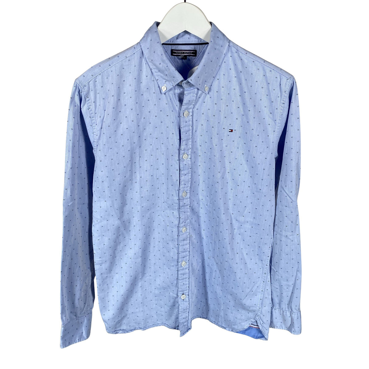 Poikien Tommy Hilfiger - Kauluspaita, koko 170 - 176 - Vaaleansininen (1)