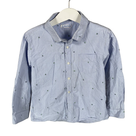 Unisex Mayoral - Kauluspaita, koko 98 - 104 - Vaaleansininen ()