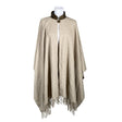 Naisten Lanificio Cerruti - Poncho, koko 38 - Beige ()