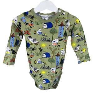 Unisex Moomin by Martinex - Body, koko 74 - 80 - Vihreä (1)