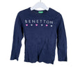 Tyttöjen Benetton - Trikoopaita, koko 104 - 110 - Sininen ()