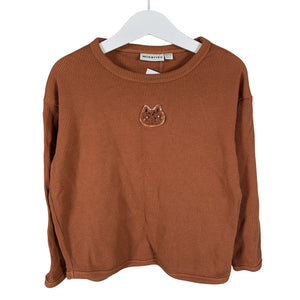 Unisex Minories - Trikoopaita, koko 110 - 116 - Ruskea (1)
