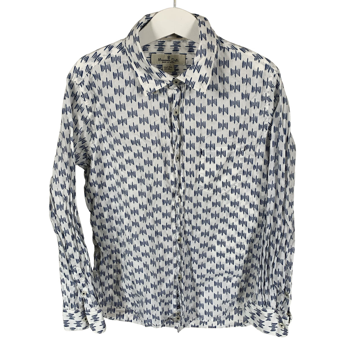 Poikien Massimo Dutti - Kauluspaita, koko 122 - 128 - Valkoinen (1)