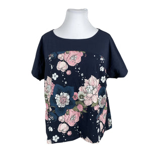 Naisten Handmade - T-paita, koko 46 - Sininen (1)