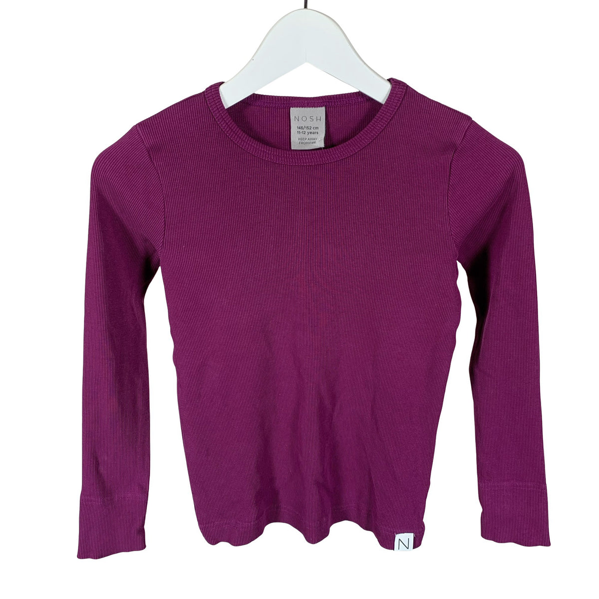 Unisex NOSH - Trikoopaita, koko 146 - 152 - Violetti (1)
