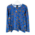 Unisex Villervalla - Trikoopaita, koko 134 - 140 - Sininen ()