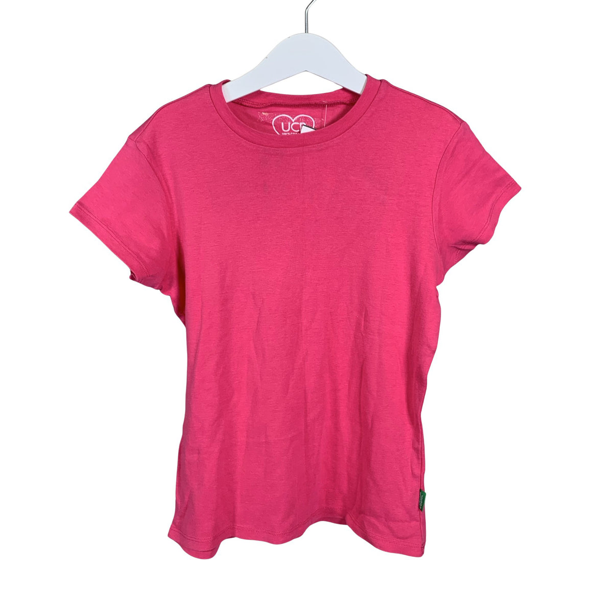 Tyttöjen Benetton - T-paita, koko 122 - 128 - Pinkki (1)