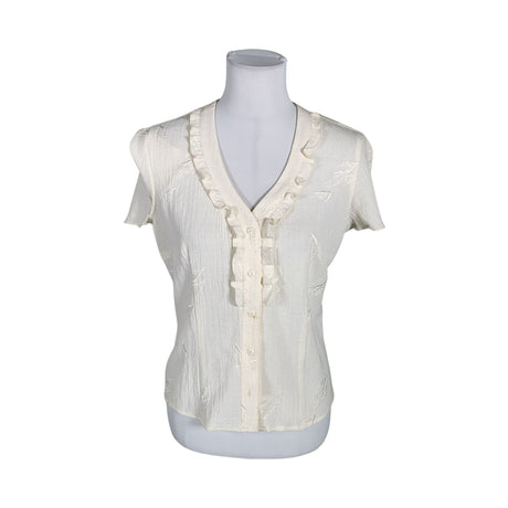 Naisten Caramel Moda - Lyhythihainen pusero, koko 38 - Beige ()