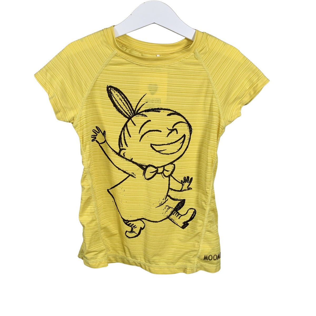 Unisex Moomin by Martinex - Urheilupaita, lyhyet hihat, koko 116 - 122 - Keltainen (1)