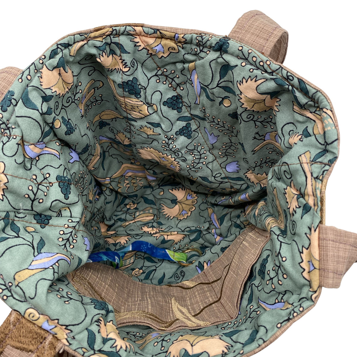 Naisten Handmade - Olkalaukku, koko Midi - Beige (2)